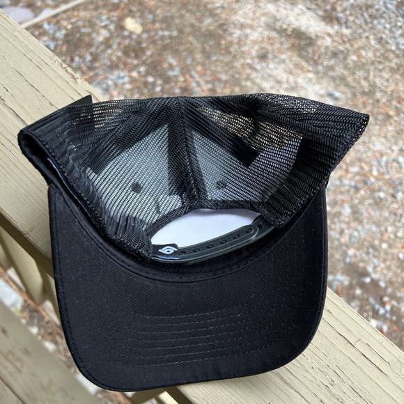 Base Level Lake Tahoe black trucker hat - Picture 3 of 3